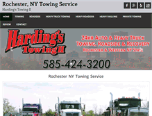 Tablet Screenshot of hardingstowing.com